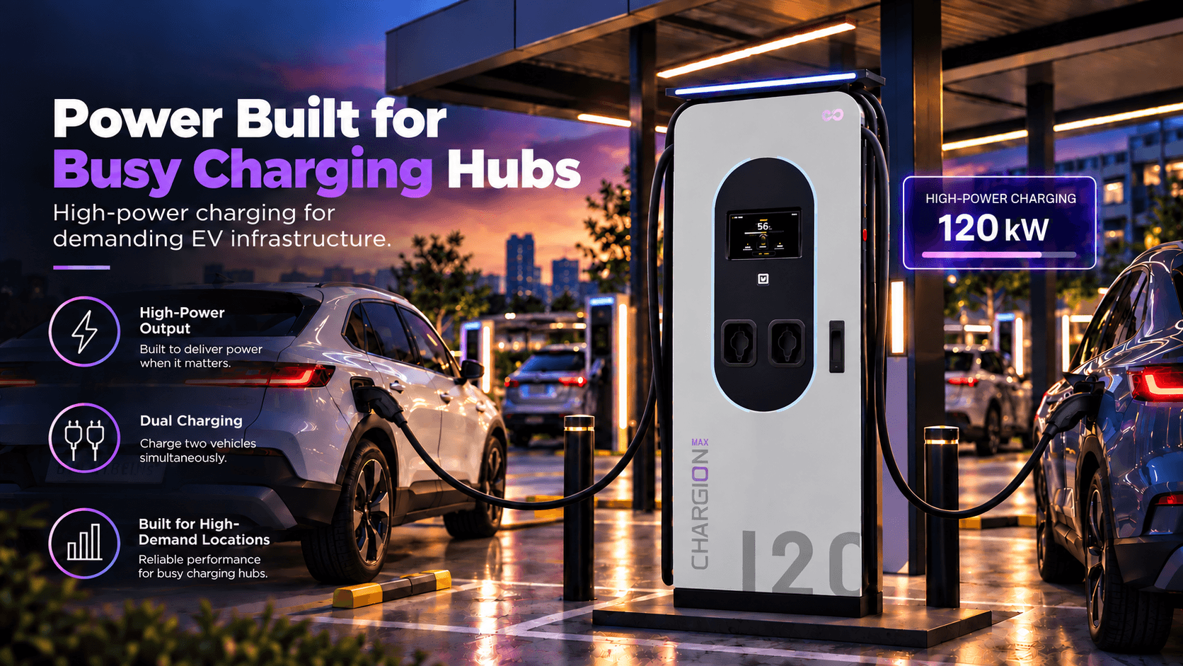 Chargion Max built for busy charging hubs