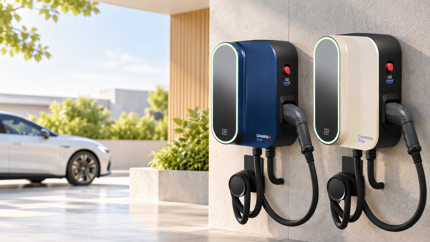 Chargiq Core and Chargiq Edge wall chargers